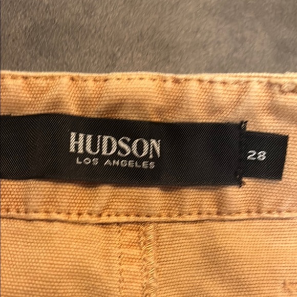 Hudson viper denim Tan Mini Skirt sz 28 - Picture 4 of 5